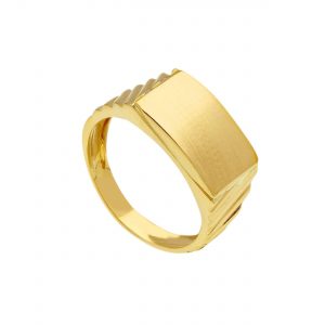 Anello in oro giallo 18 kt.