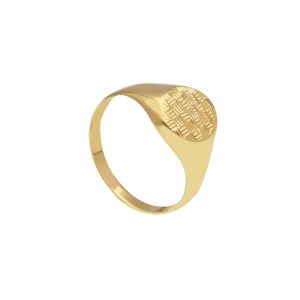 Anello in oro giallo 18 kt.